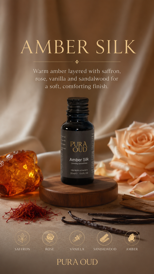 Amber Silk Cleaning Concentrate Set - x3 20ml refill bottles